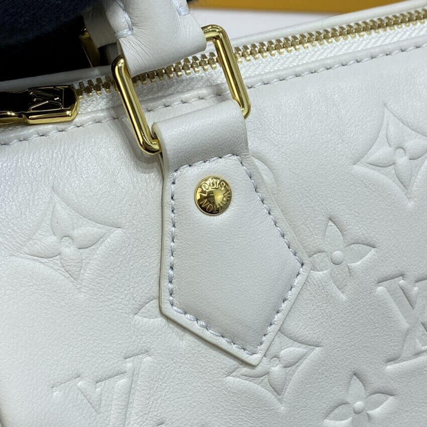Louis Vuitton Speedy Bandoulière 22 M58631 in Ivory