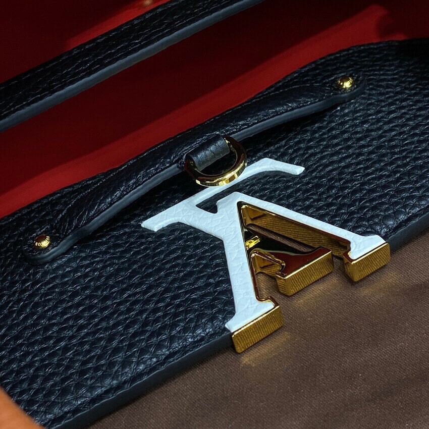 Louis Vuitton Capucines MM M59020 Noir/Rouge