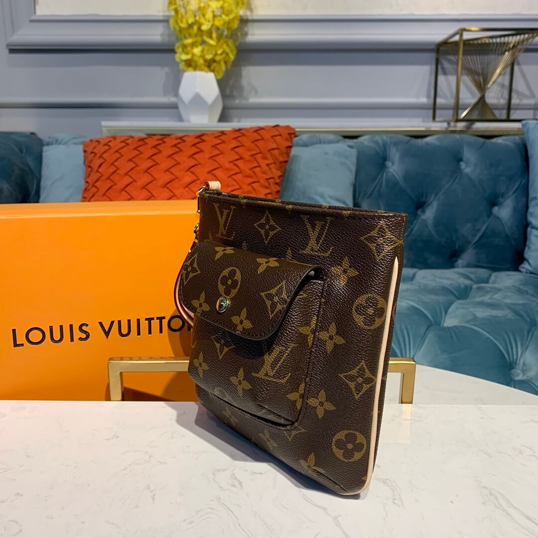 Louis Vuitton Monogram Partition Clutch Bag M51901