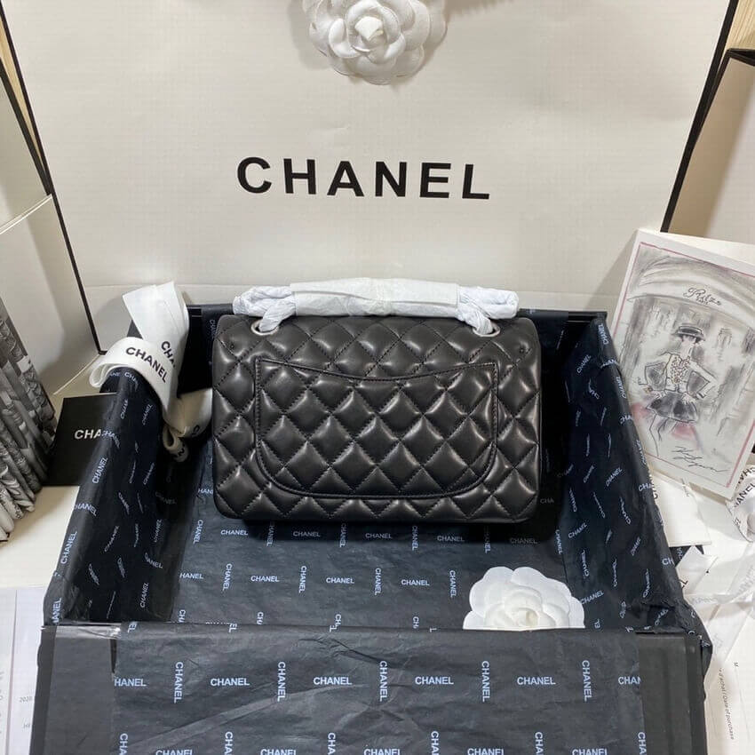 Chanel Small Classic Double Flap Bag A01113 in Lambskin