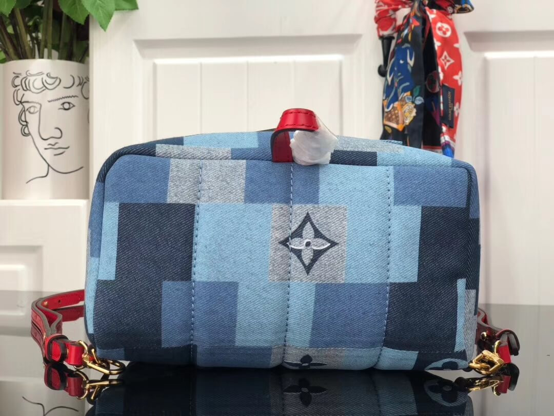 Louis Vuitton Monogram Denim Canvas Beach Pouch M68765