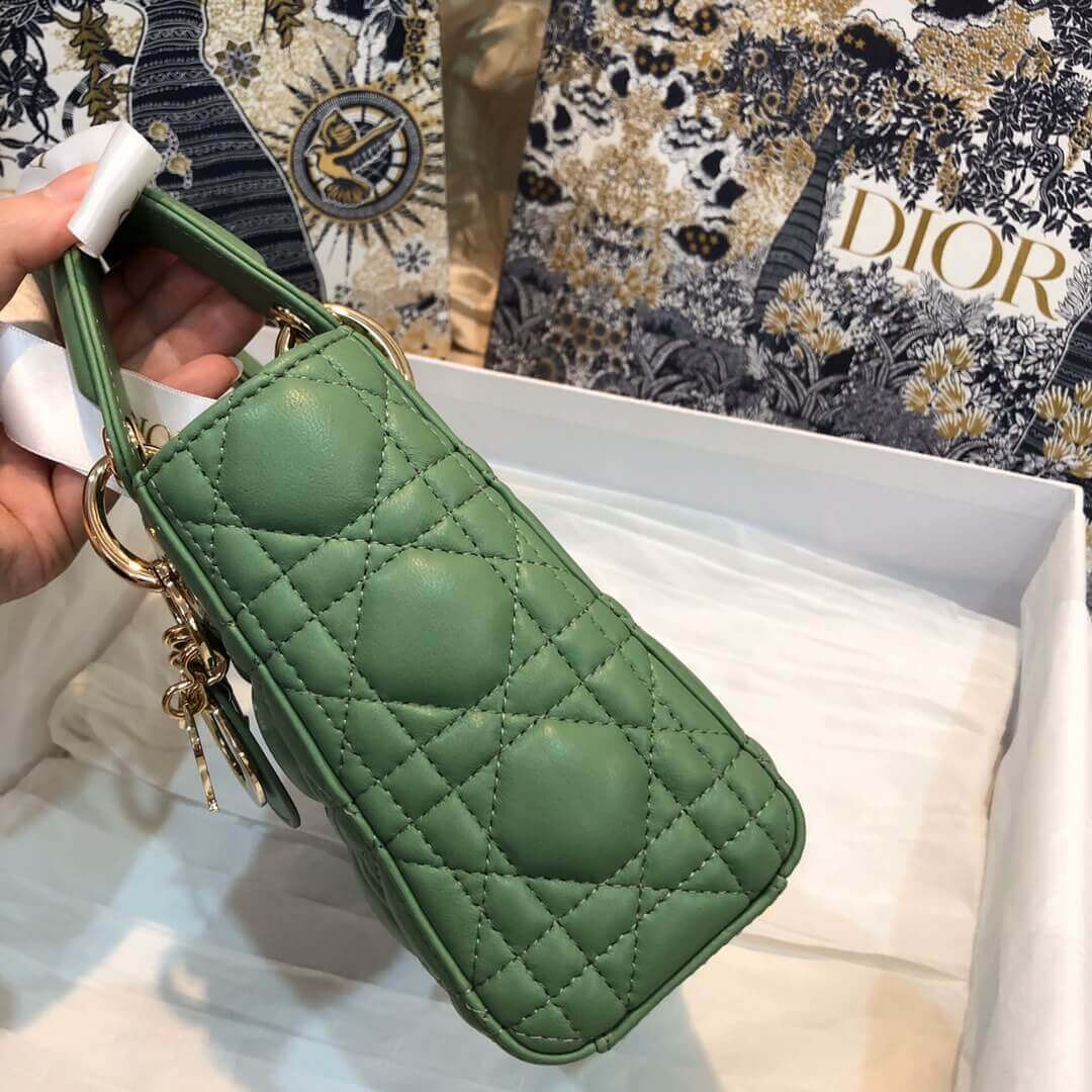 Christian Dior Lambskin Mini Lady Dior Bag 44500