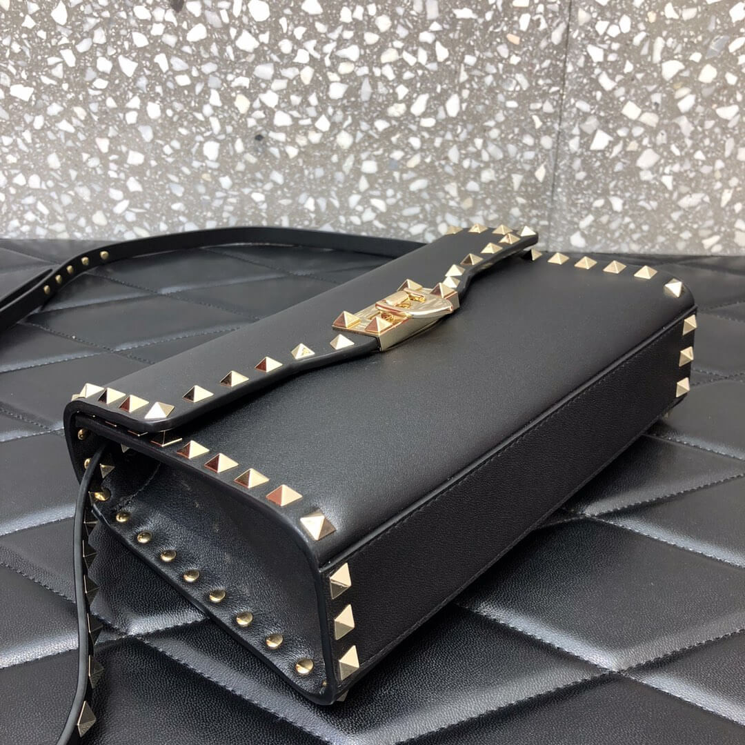Valentino Garavani Rockstud Calfskin Crossbody Bag 0181