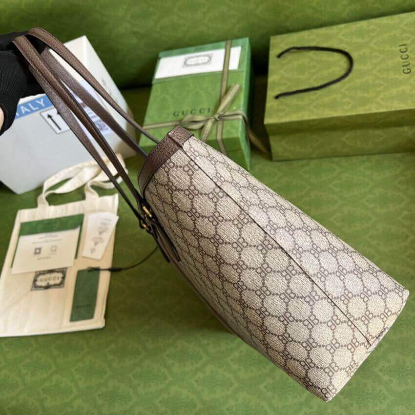 Balenciaga x Gucci Hacker Medium Tote Bag 680125 Beige