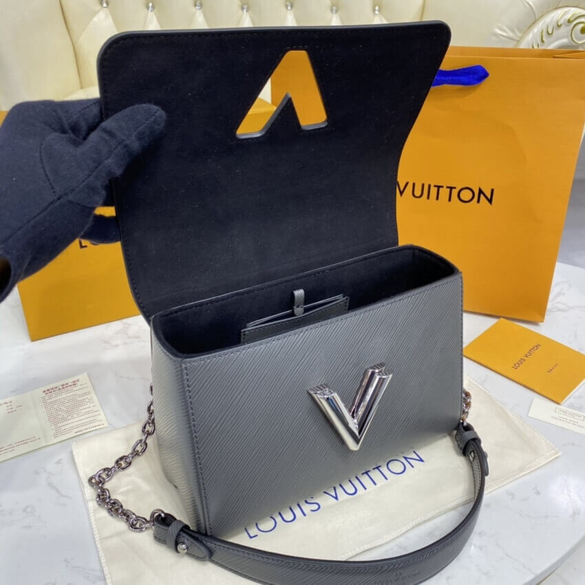 Louis Vuitton Epi Leather Twist MM M56530 Gray