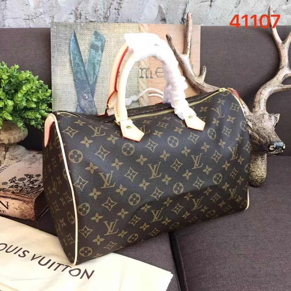 Louis Vuitton Monogram Canvas Speedy 35 M41107