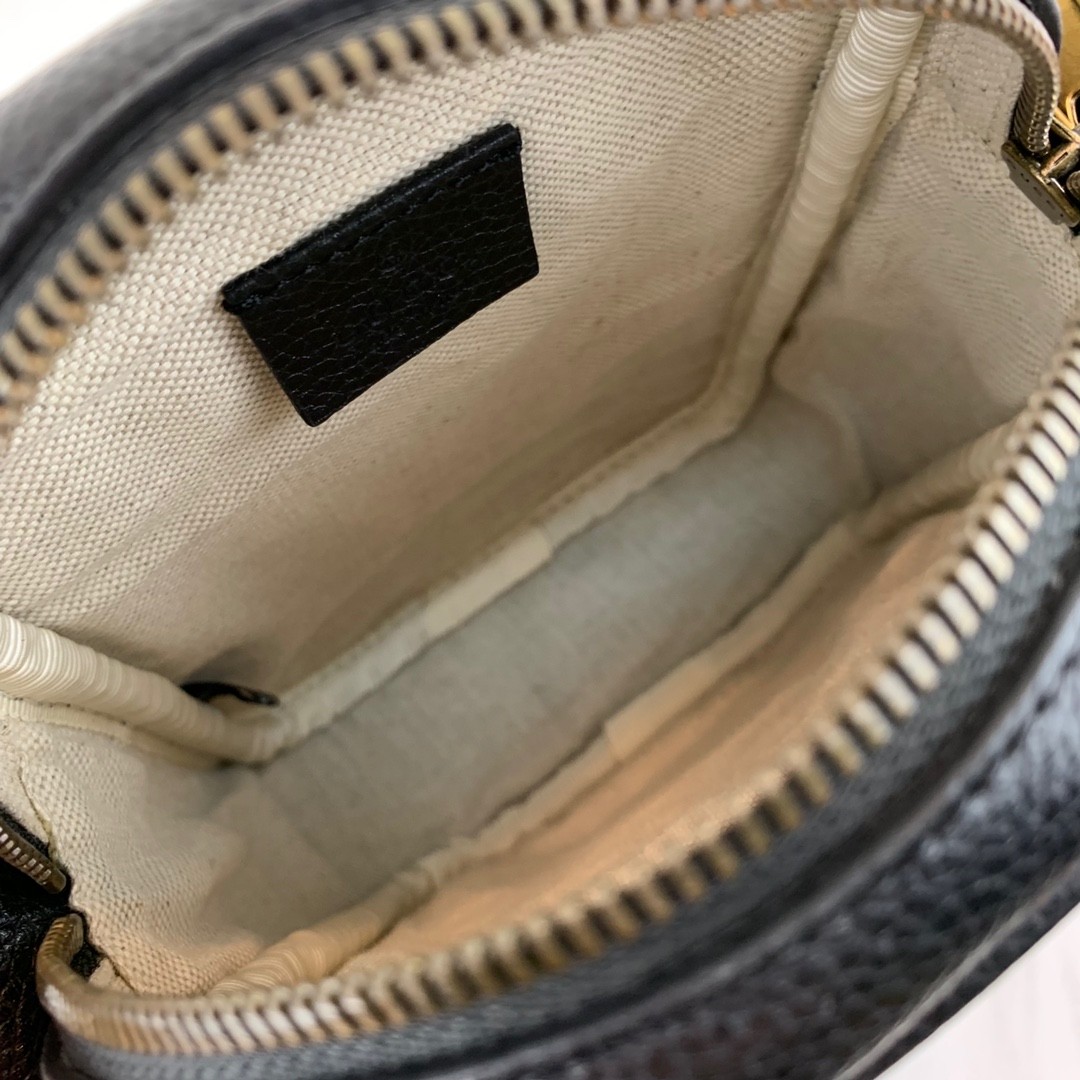 Gucci Print Leather Shoulder Bag 574803