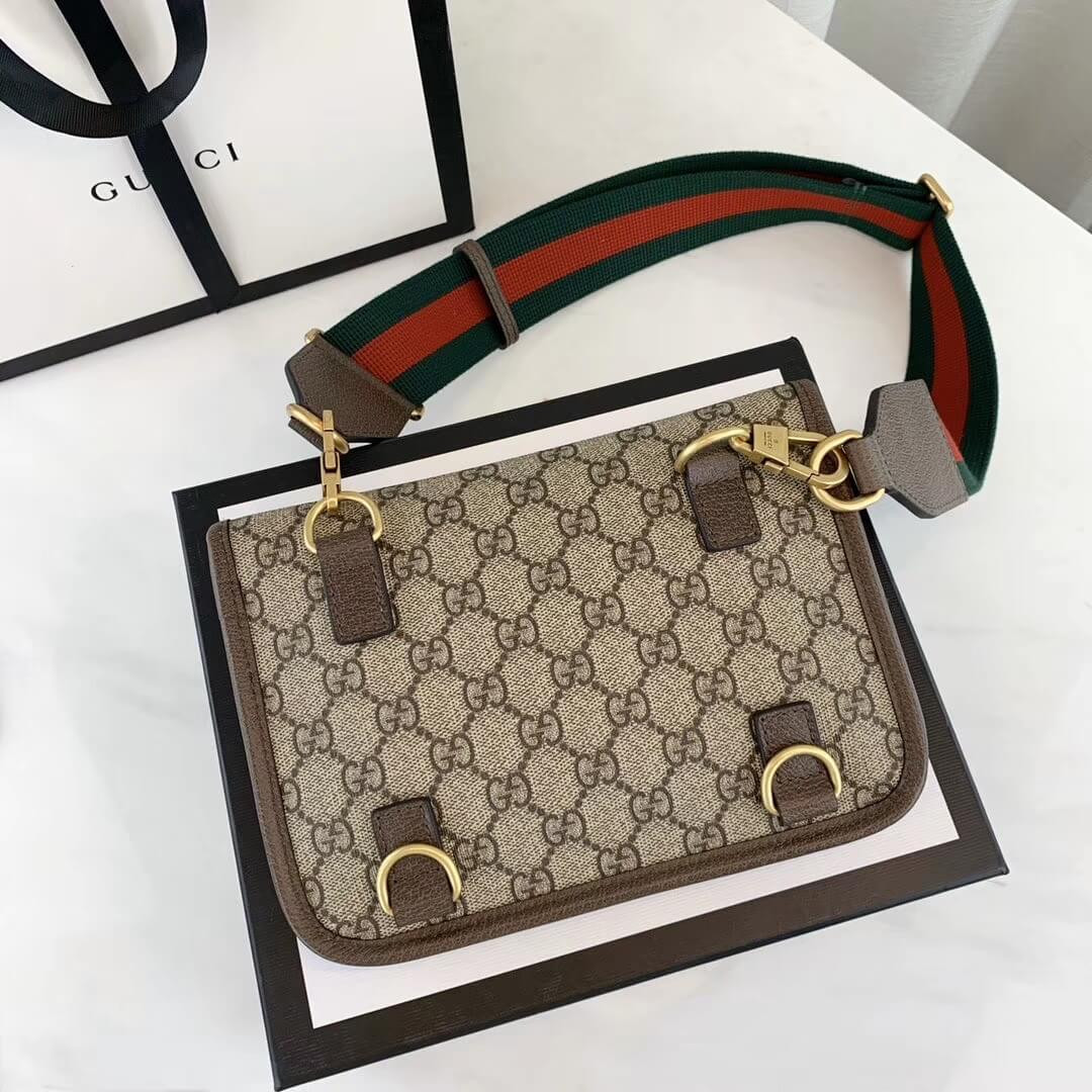 Gucci GG Supreme 489617 Coffee