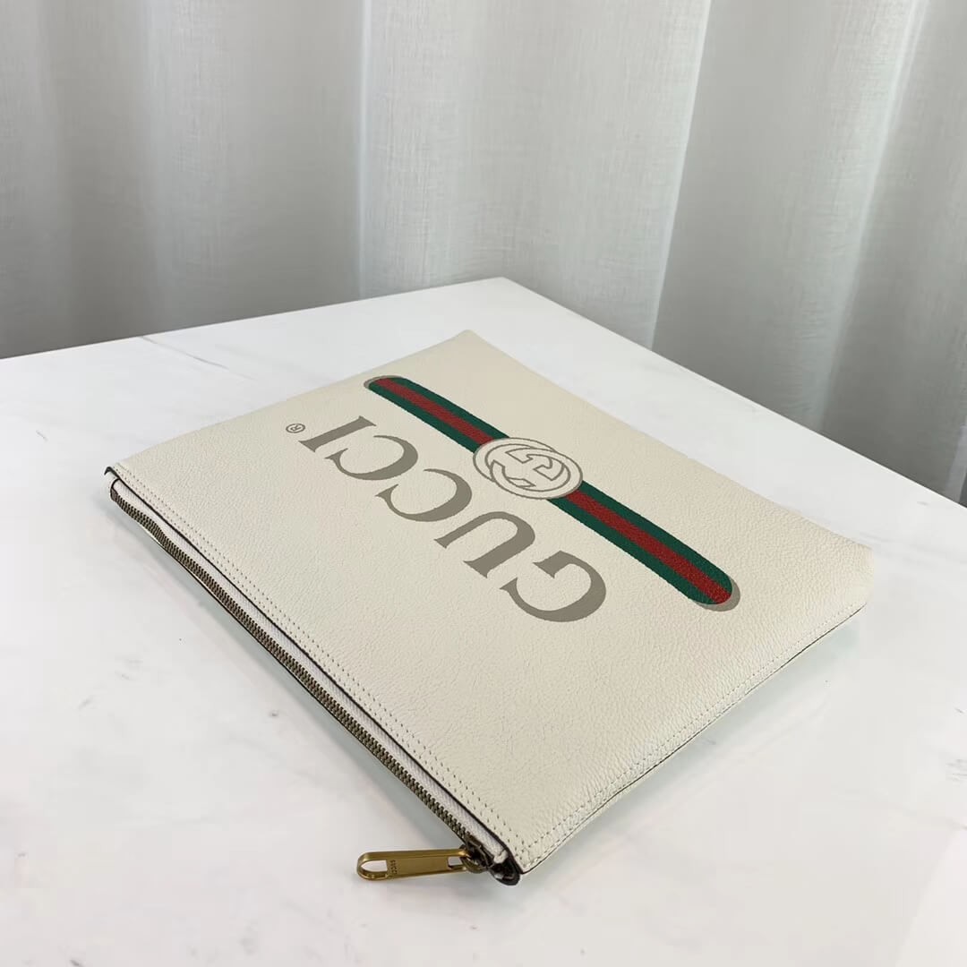 Gucci Print Leather Medium Portfolio 500981