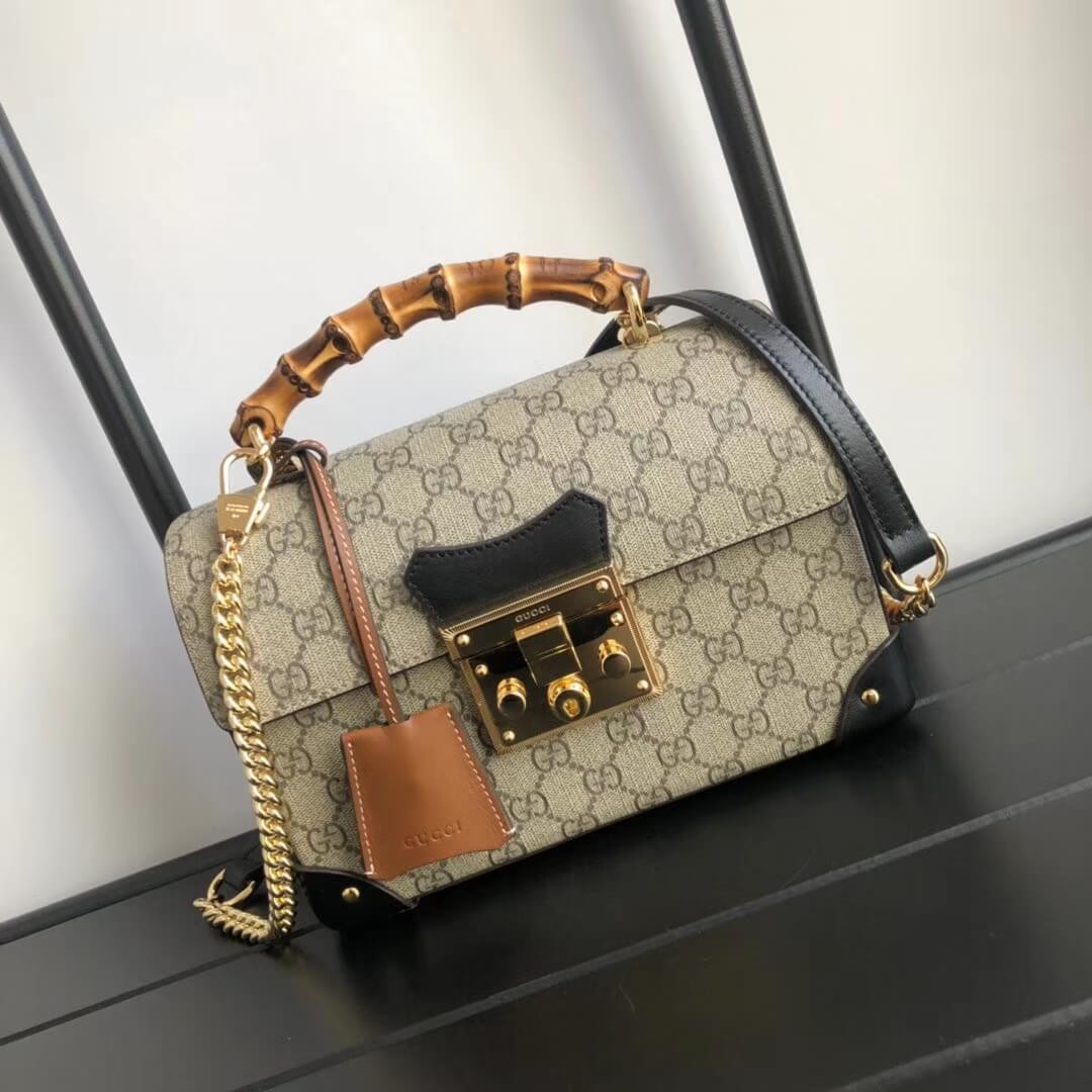 Gucci Padlock GG Small Bamboo Shoulder Bag 603221