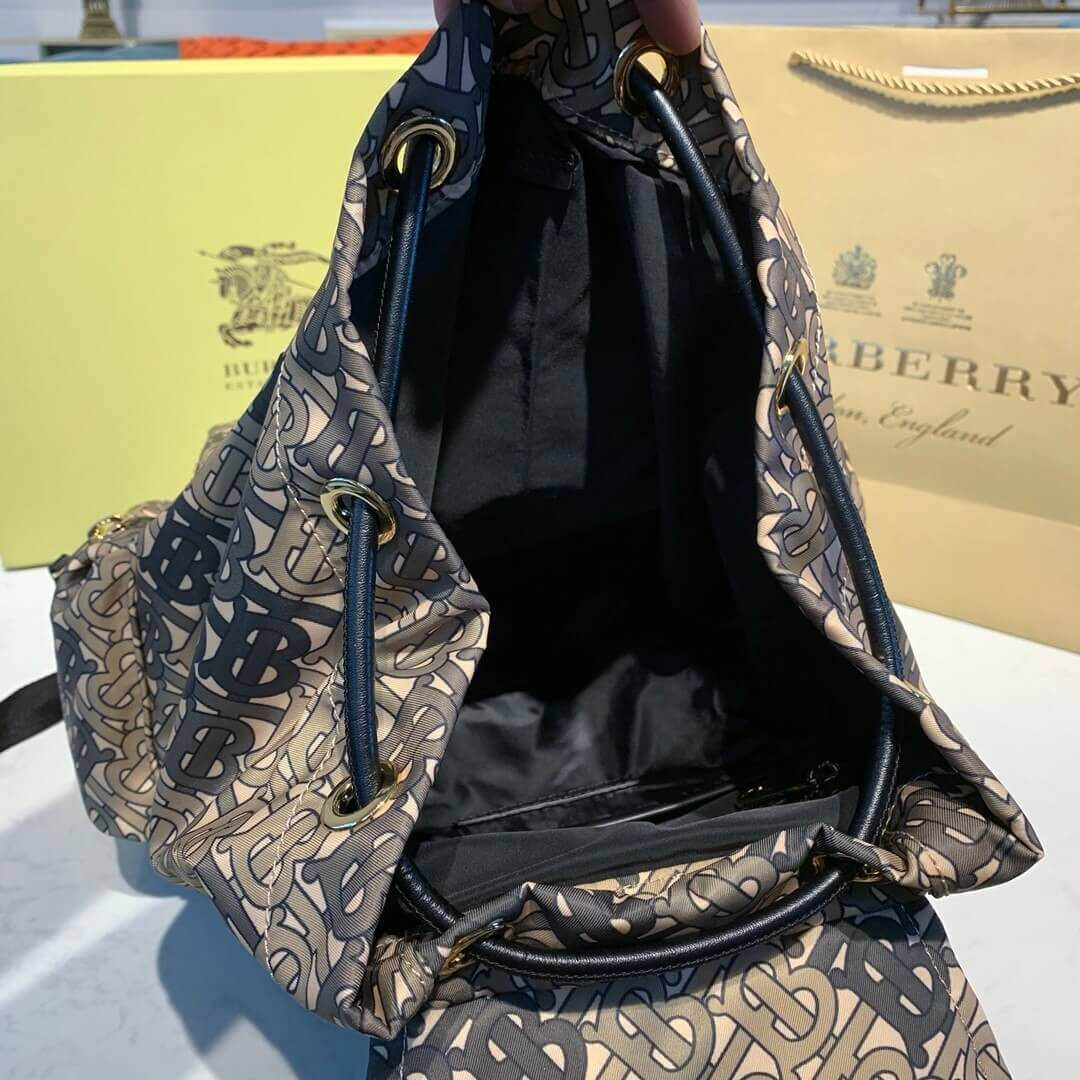Burberry The Medium Rucksack in Monogram Print Nylon 80118061
