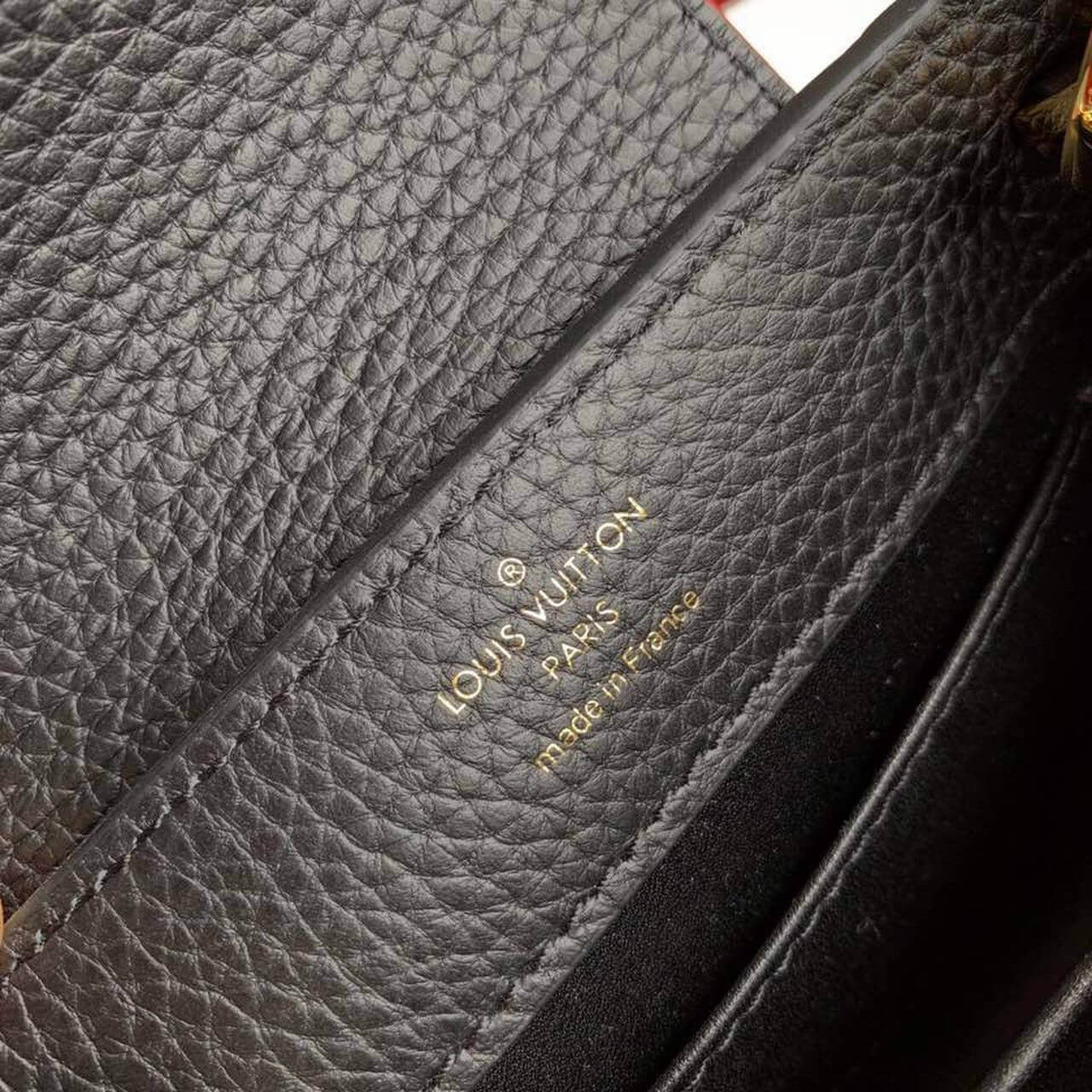 Louis Vuitton Capucines Mini M56071 Black/Red