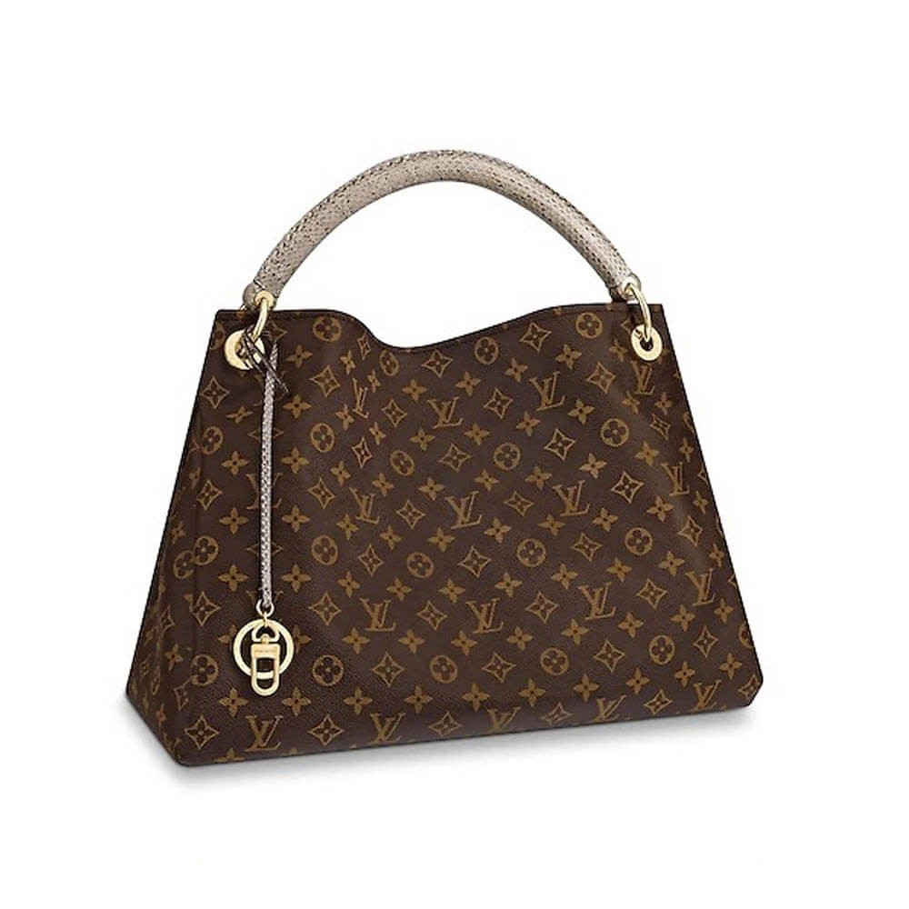 Louis Vuitton Monogram Canvas And Python Artsy MM M44010