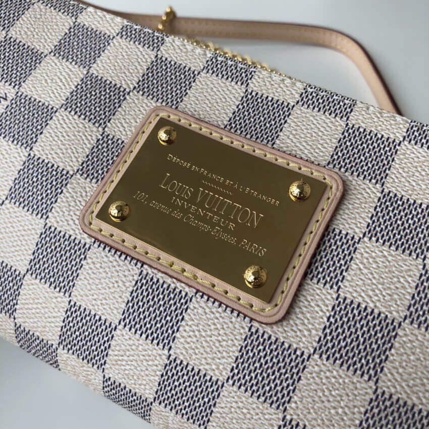 Louis Vuitton Damier Azur Canvas Eva Clutch N55214
