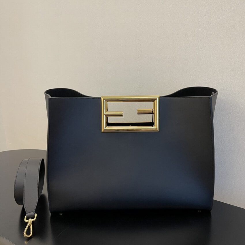 Fendi Calf Leather Medium Way Bag 8BH391