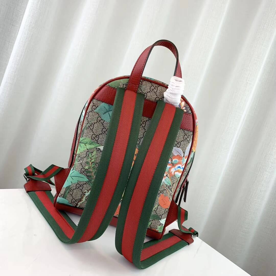 Gucci GG Supreme Monogram Tian Animal Print Backpack 427042