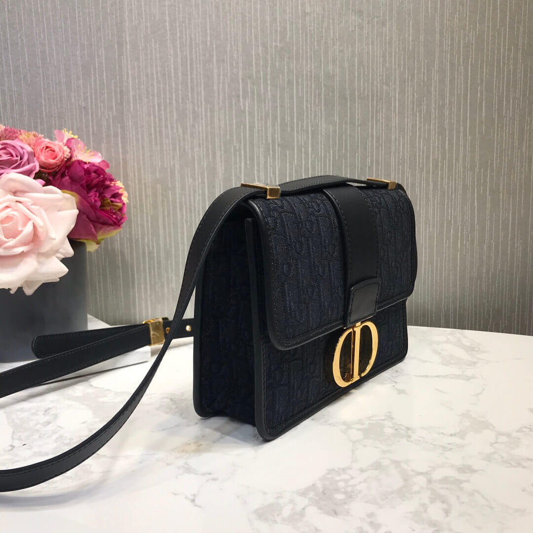 Christian Dior 30 Montaigne Bag Oblique Jacquard M9203