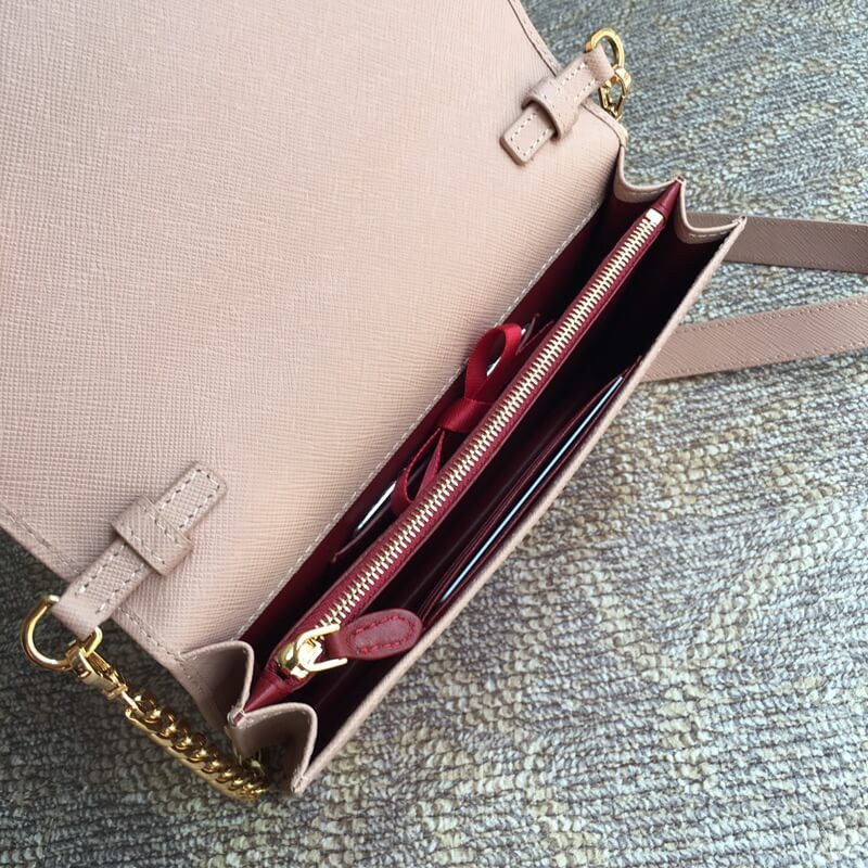 Prada Saffiano Leather Shoulder Bag 1BP012