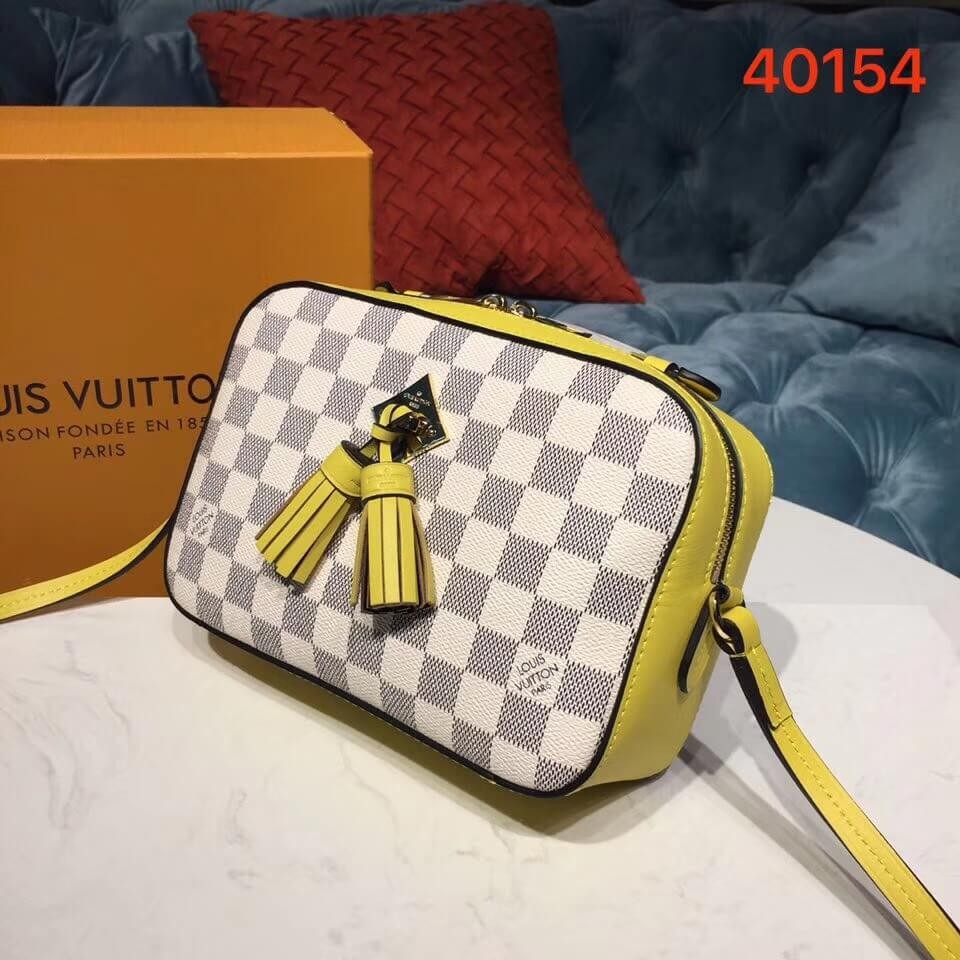 Louis Vuitton Damier Azur Canvas Saintonge N40154