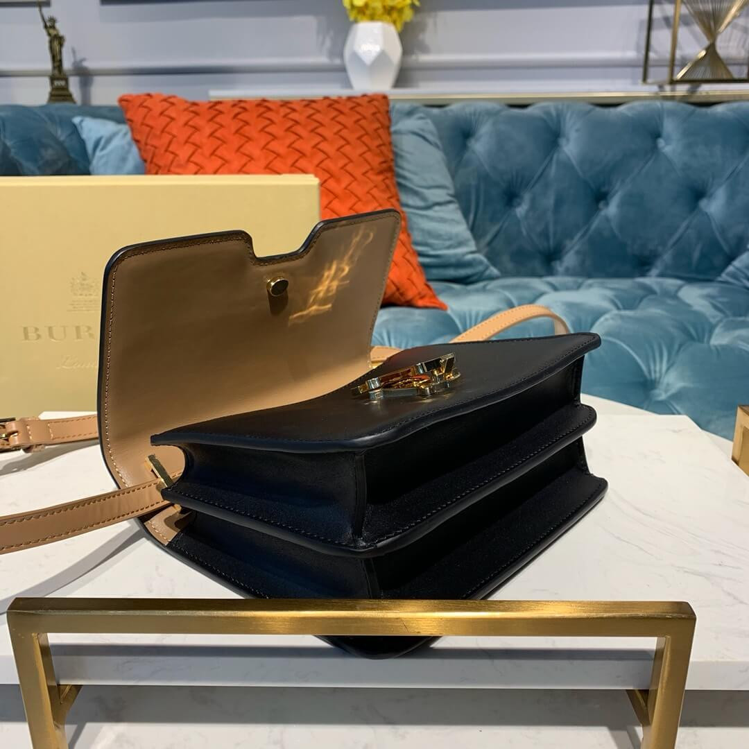 Burberry Small Two-tone Leather TB Bag 80134751