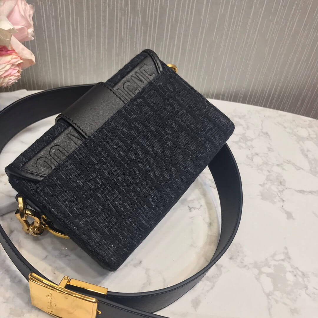 Christian Dior 30 Montaigne Box Bag Oblique Jacquard M9204