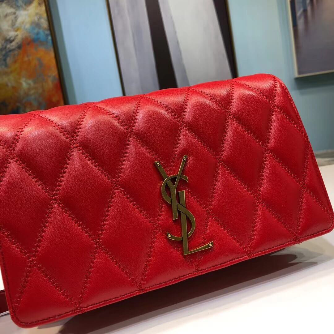 Saint Laurent YSL Angie Chain Bag In Quilted Lambskin 568906