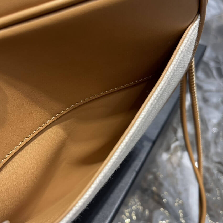 Saint Laurent YSL Le Monogramme Cœur Bag 675260 Brown Gold