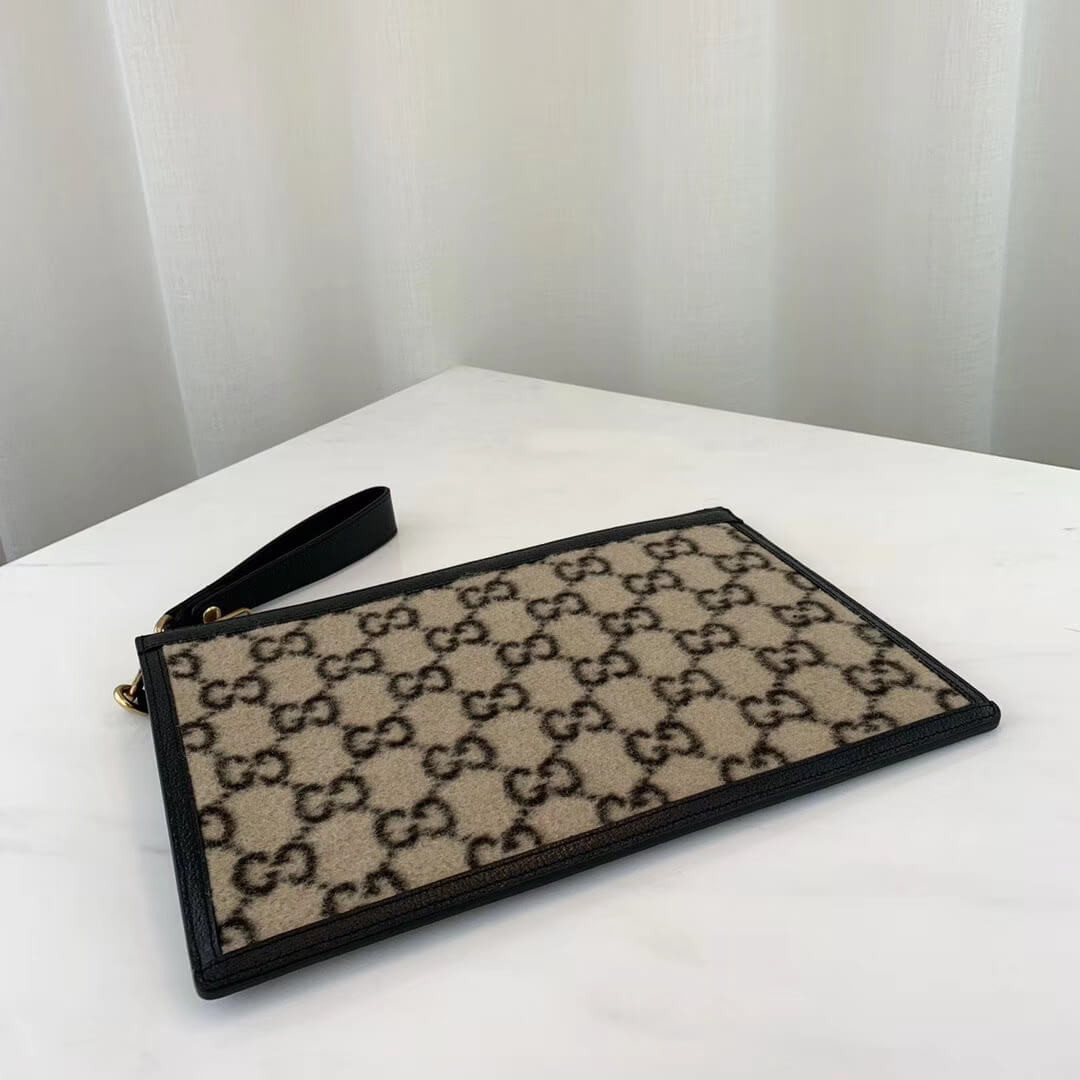Gucci GG Wool Pouch 597627