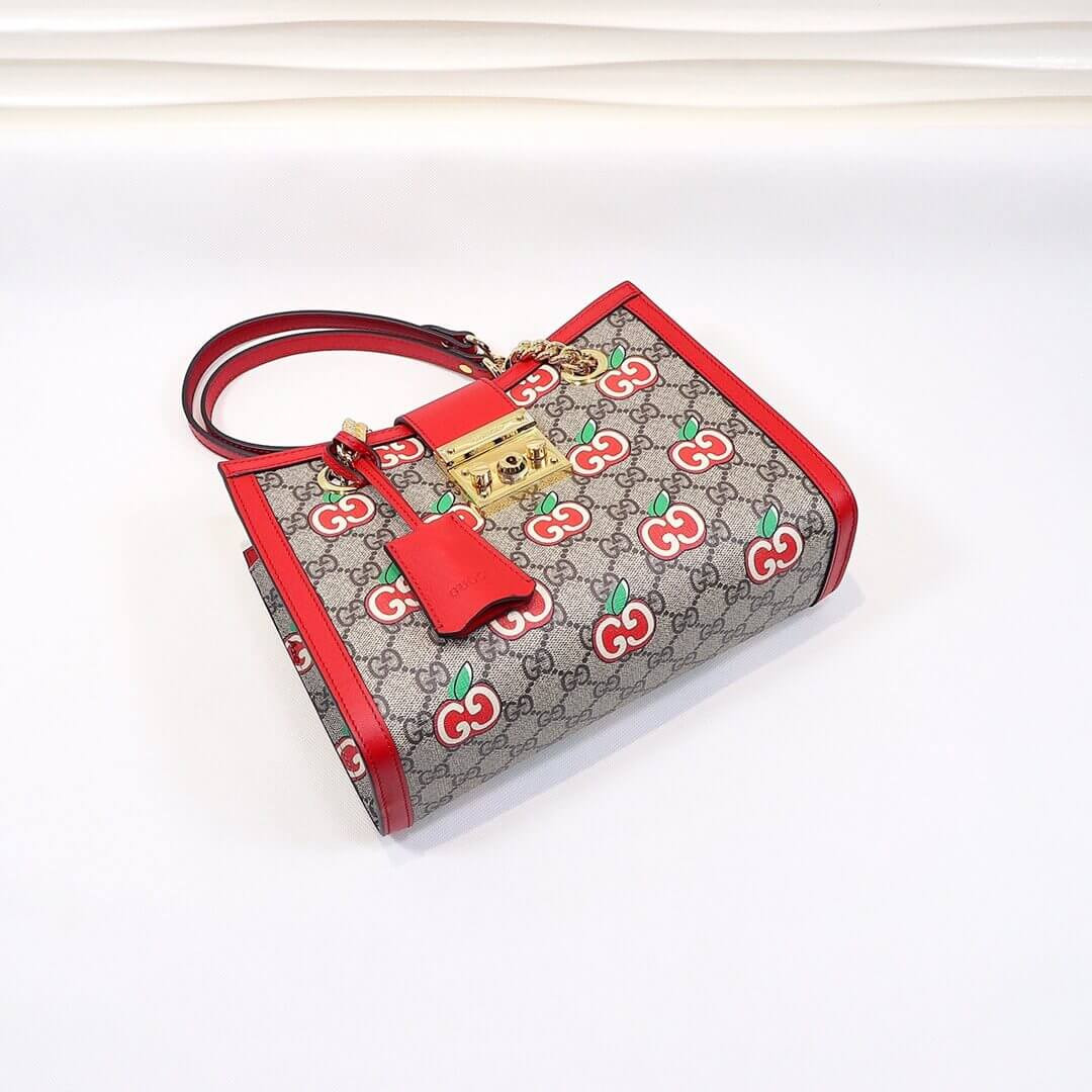 Gucci GG Apple Print Small Shoulder Bag 498156