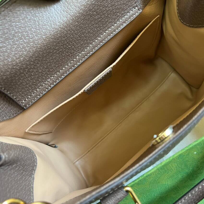 Gucci Diana Jumbo GG Small Tote Bag 660195 Brown