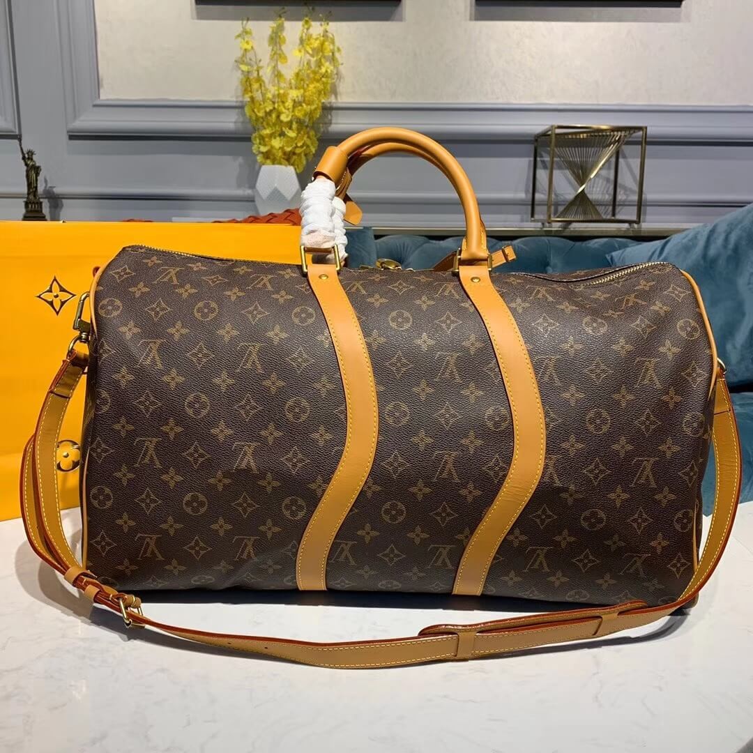 Louis Vuitton Monogram Canvas Keepall Bandouliere 50 M44474