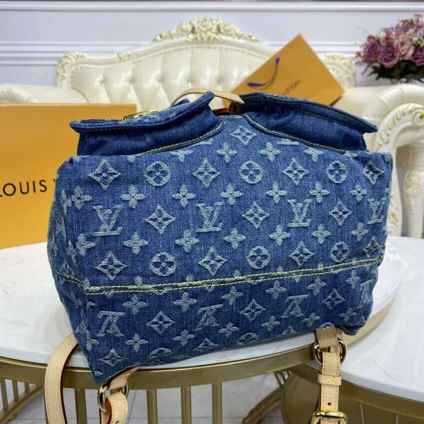 Louis Vuitton Monogram Denim Sac A Dos GM Backpack M95056