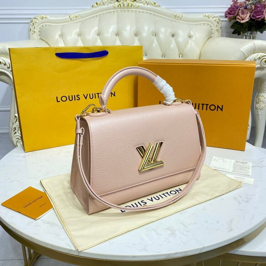 Louis Vuitton Twist One Handle MM M57090 Champagne Metallise