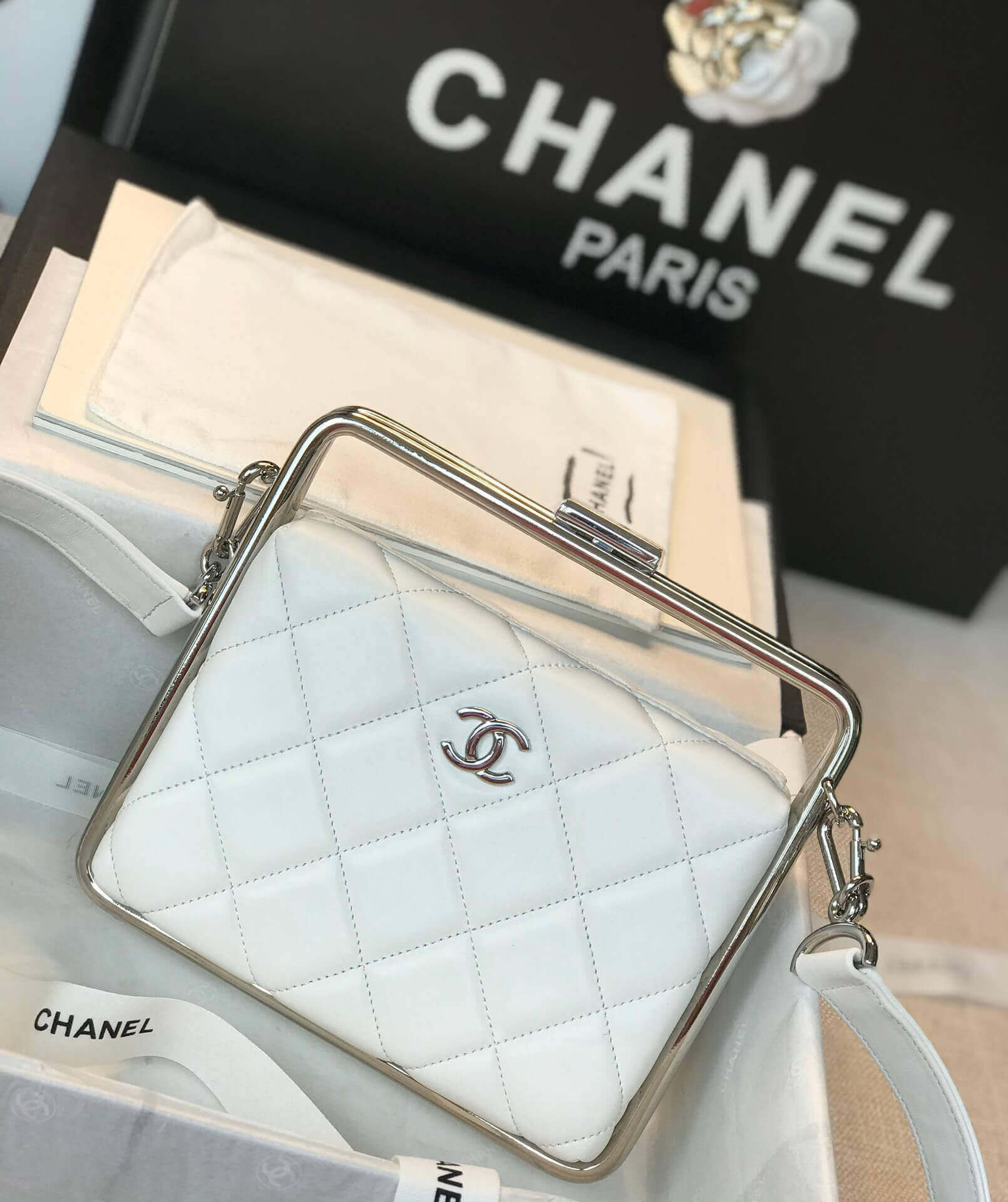 Chanel Lambskin Clutch AS1732