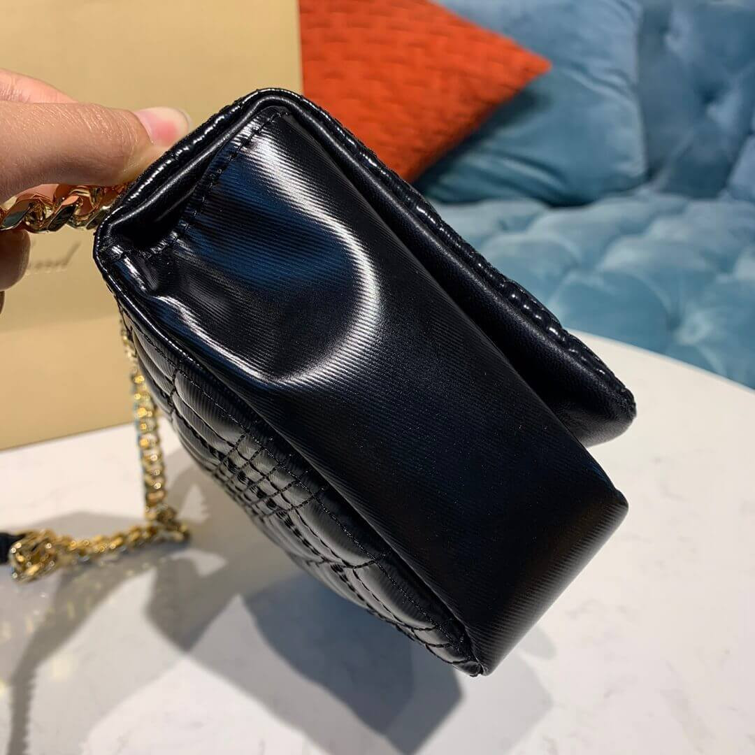 Burberry Small Horseferry Print Quilted Lola Bag 80216191