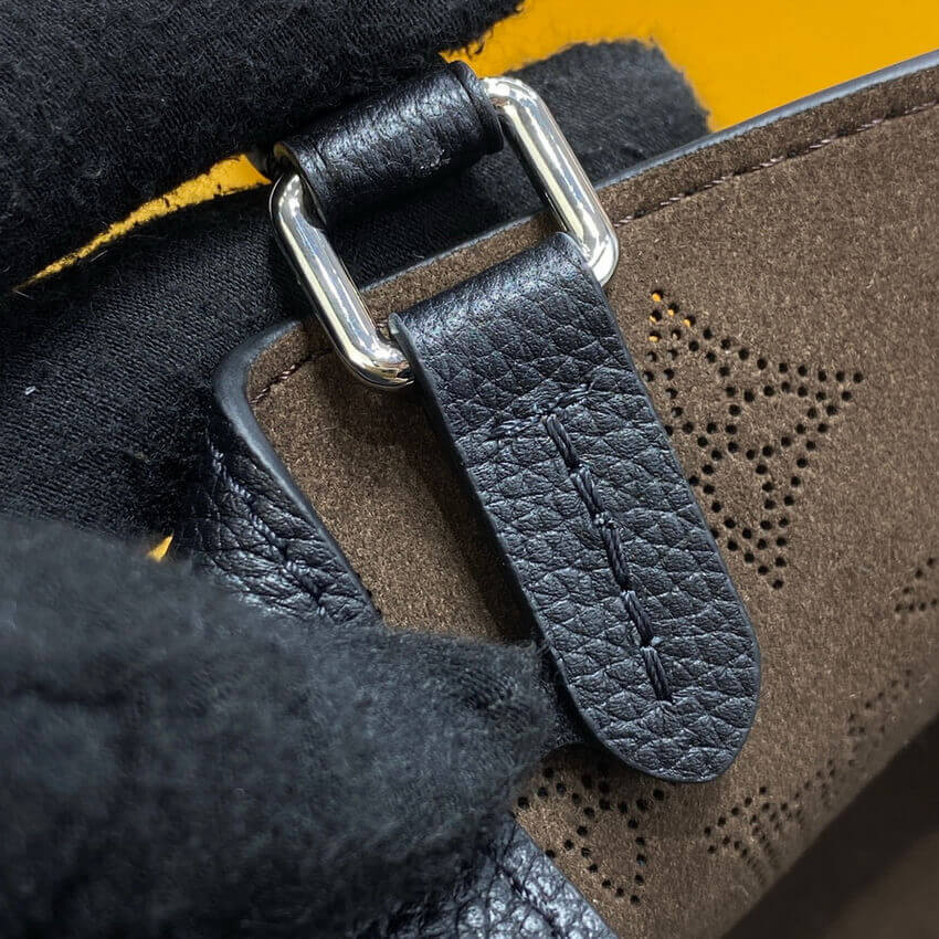 Louis Vuitton Mahina Calf Leather Bella Tote M59200 Black