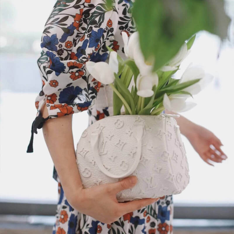 Louis Vuitton Speedy Bag-Shaped Flower Vase