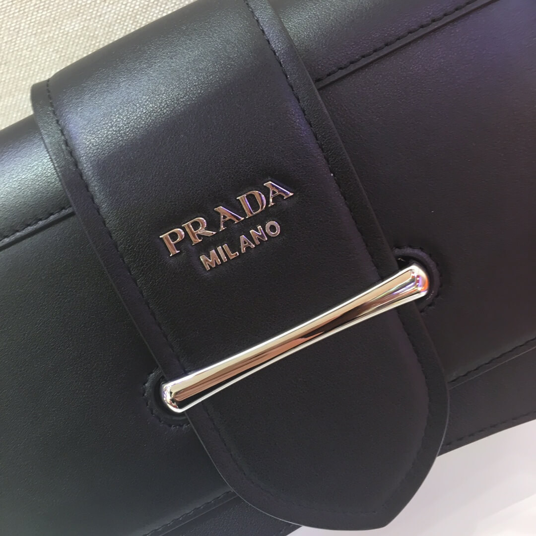 Prada Sidonie Leather Shoulder Bag 1BD168