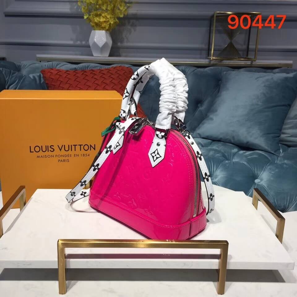 Louis Vuitton Monogram Vernis Alma BB M90447