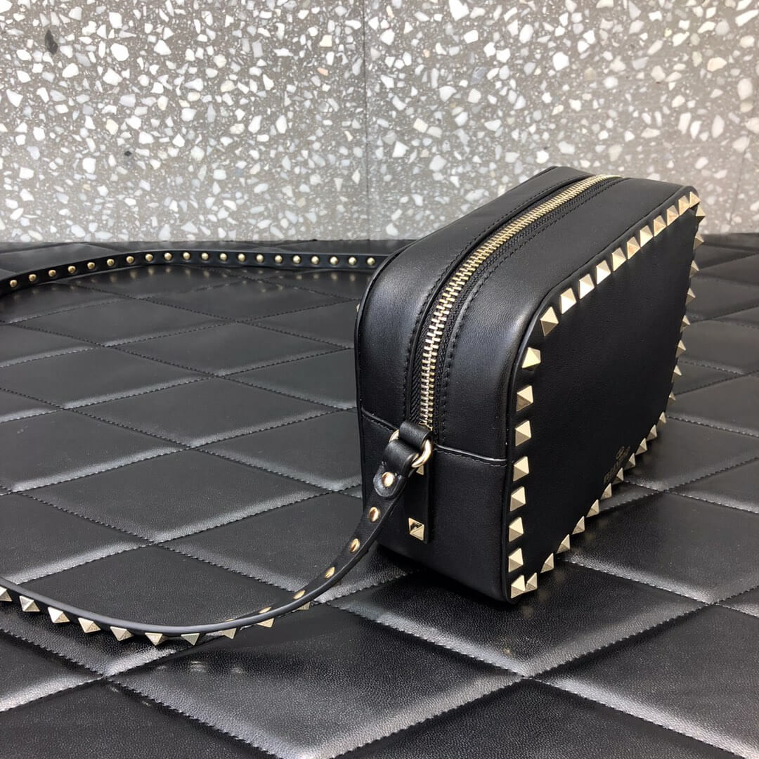 Valentino Garavani Small Rockstud Calfskin Crossbody Bag 0809