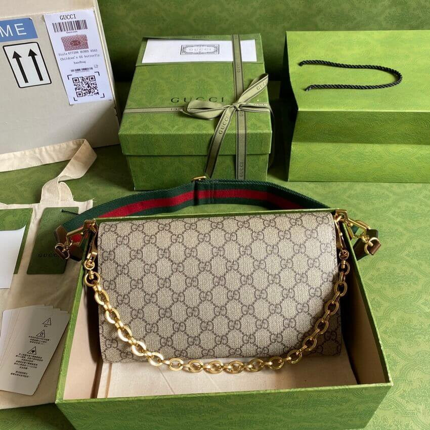 Gucci Horsebit 1955 Small Bag In GG Supreme 677286