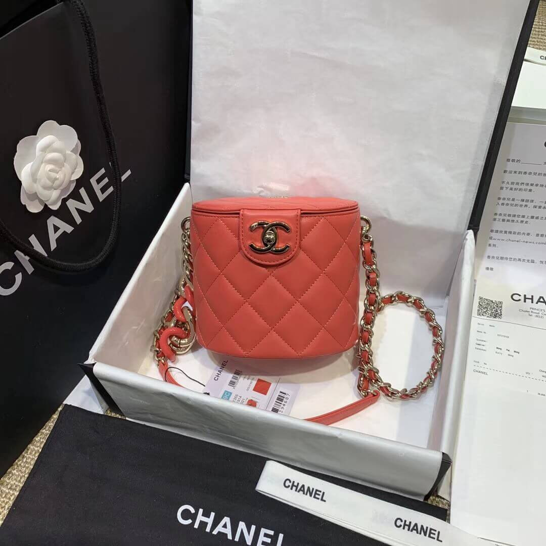 Chanel Round Vanity Case AS1355