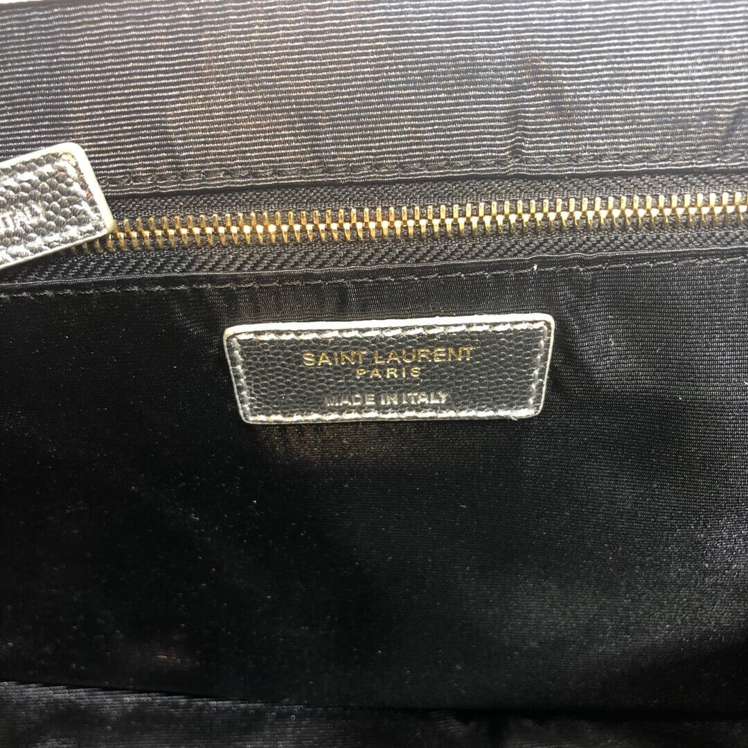 Saint Laurent Metallic Silver Large Envelope Chain Bag 396910