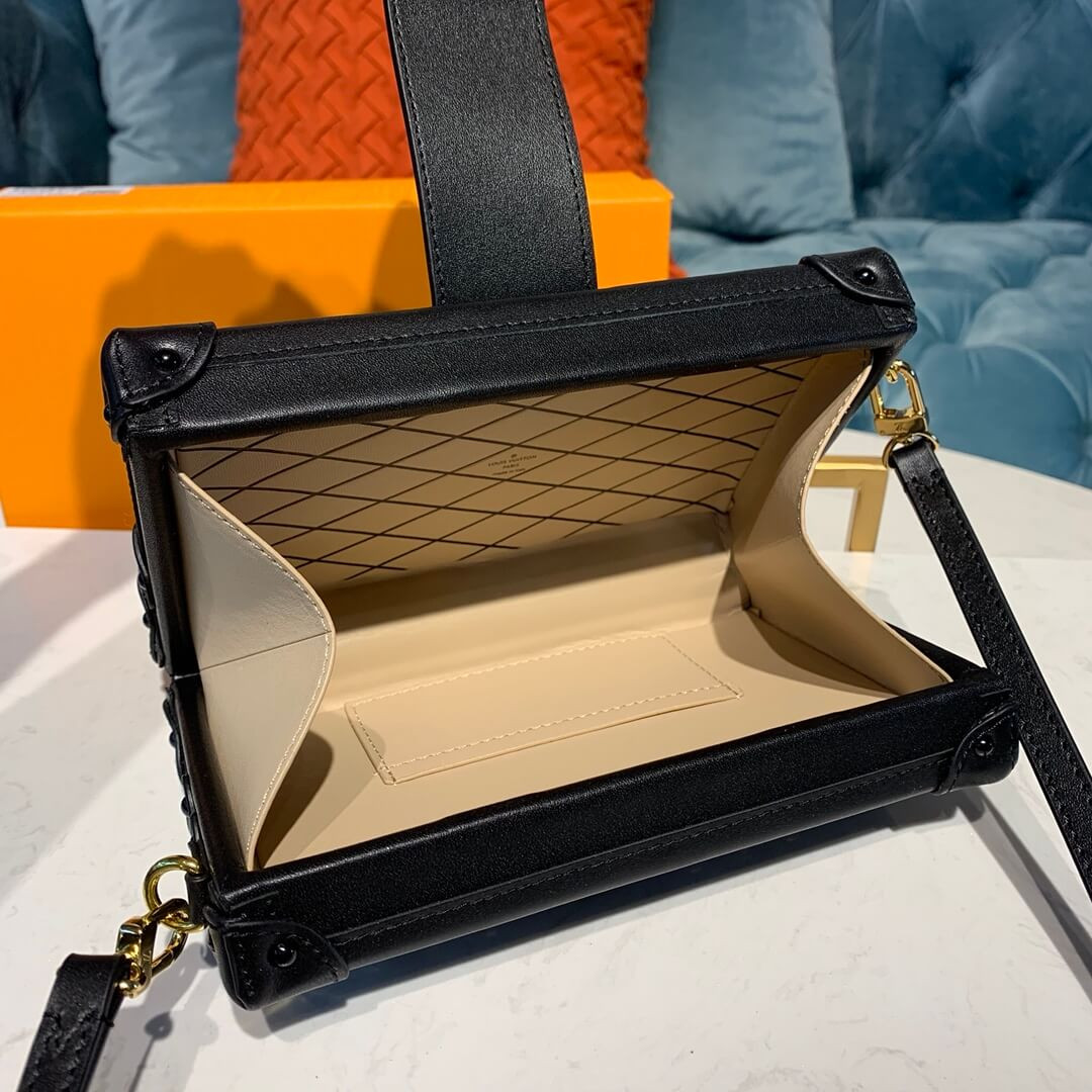 Louis Vuitton Monogram Vernis Petite Malle M54180 M54181