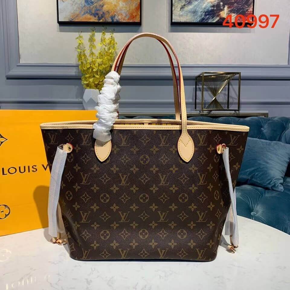 Louis Vuitton Monogram Canvas Neverfull MM M40997 Yellow
