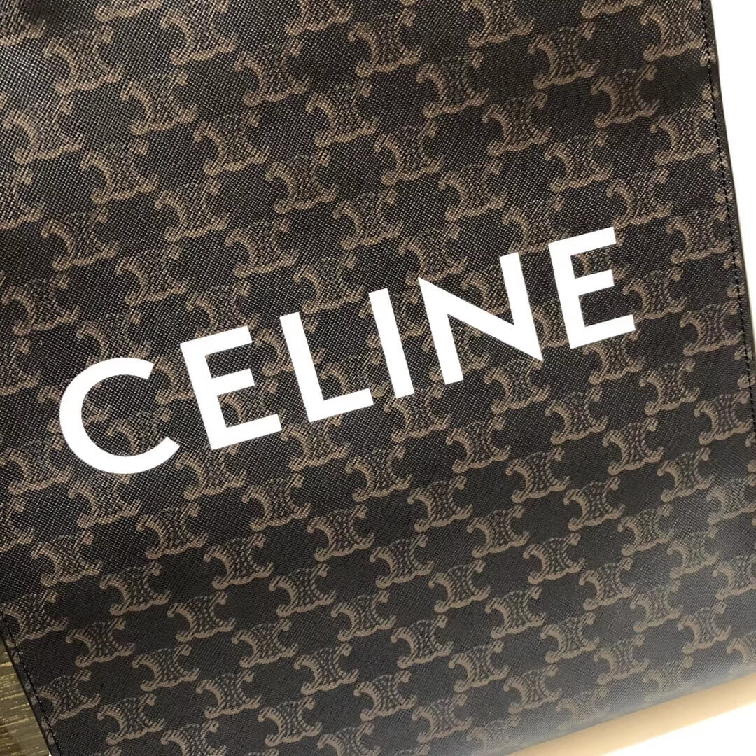 Celine Small Cabas Vertical In Triomphe Canvas 191542