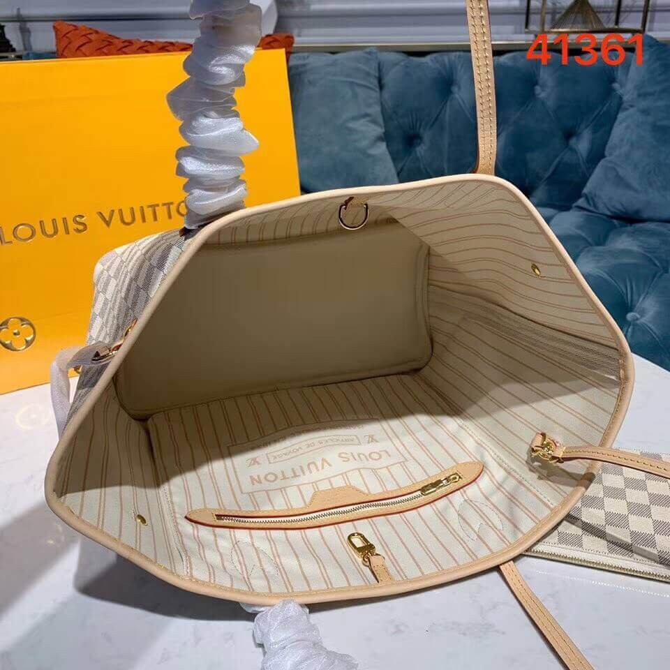 Louis Vuitton Damier Azur Canvas Neverfull MM N41361