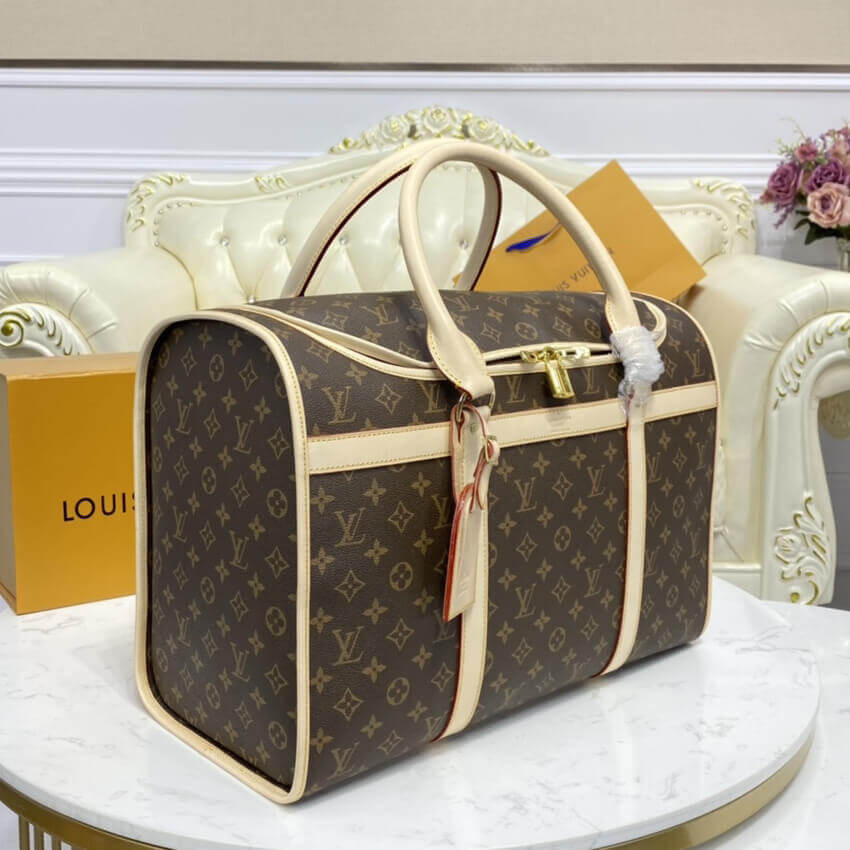 Louis Vuitton Monogram Canvas Dog Carrier 50 M42021