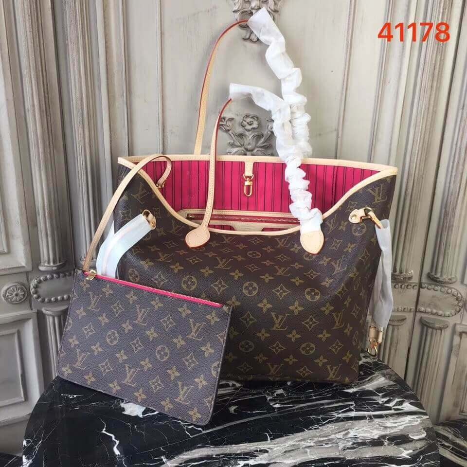 Louis Vuitton Monogram Canvas Neverfull MM M41178