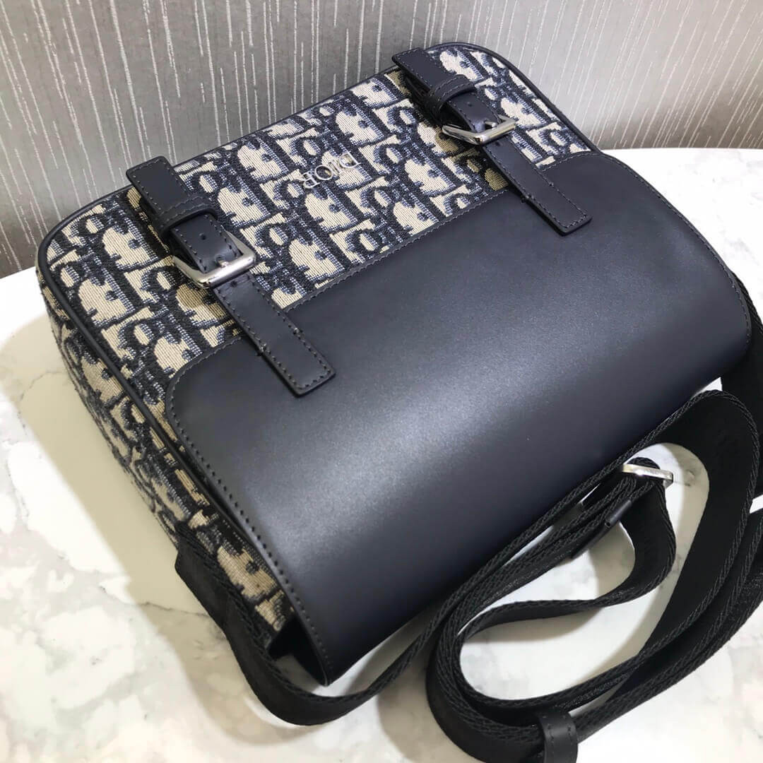 Christian Dior Oblique Canvas and Calfskin M9994